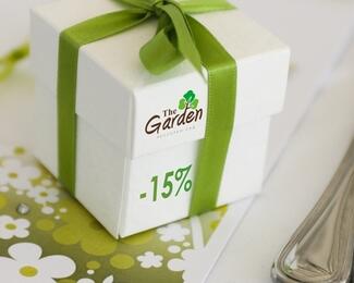 Скидка для именинников 15% в ресторане Garden