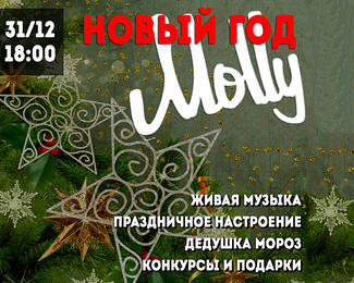 Друзья! Molly Irish Pub поздравляет Вас с Новым 2016 годом!