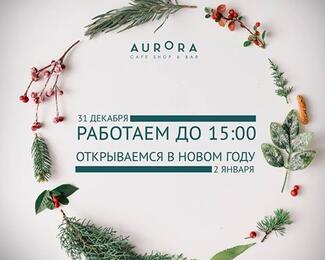 Про режим работы cafe Aurora