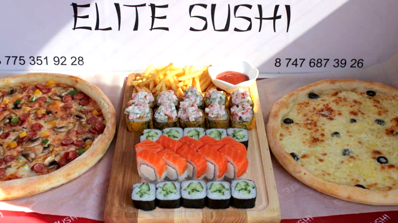 Доставка еды «Elite sushi» в Астане, пер. Шашу, 7. Фото, отзывы.