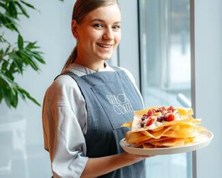 За самыми вкусными десертами в Bluecat Coffee