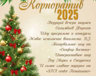 Шоу-программа, танцевальное шоу и вокалисты: Новый год от 25 000 тенге в банкетном зале «Ренессанс»